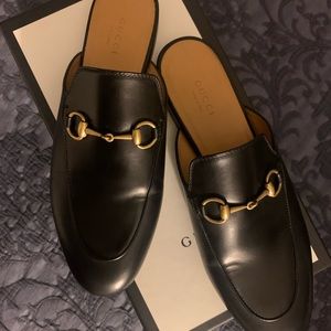 Gucci Woman’s Princetown Leather Mules